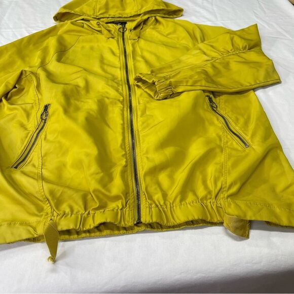 Zara | TRF Yellow Sporty Windbreaker Jacket Size XS - Picture 7 of 16